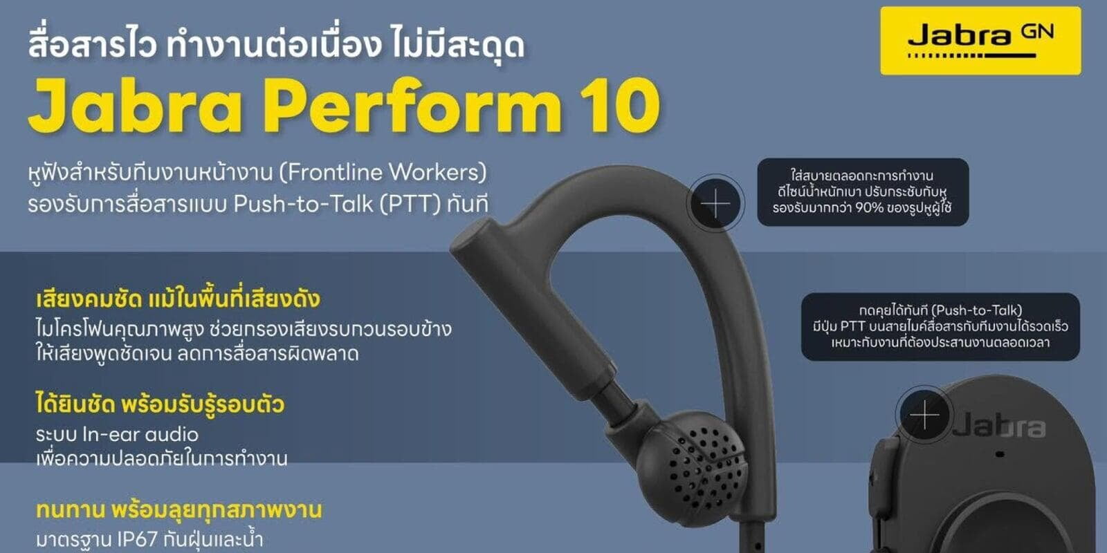 สื่อสารไว ทำงานคล่องตัวกว่าเดิม ด้วย Jabra Perform10